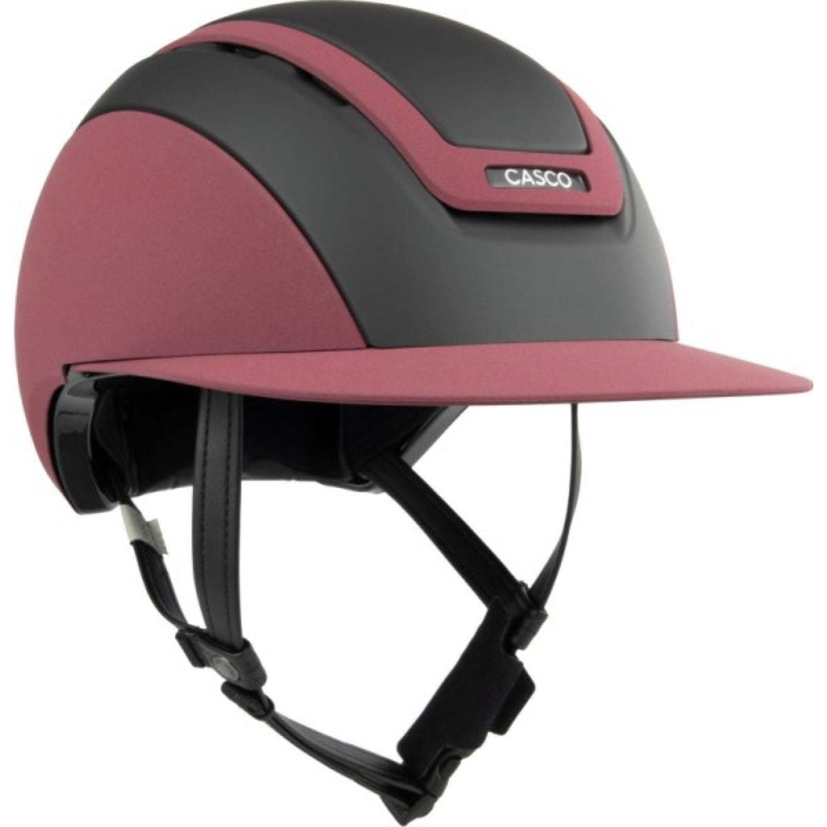 Casco Casco da Equitazione Elite Zwart/Wijnrood