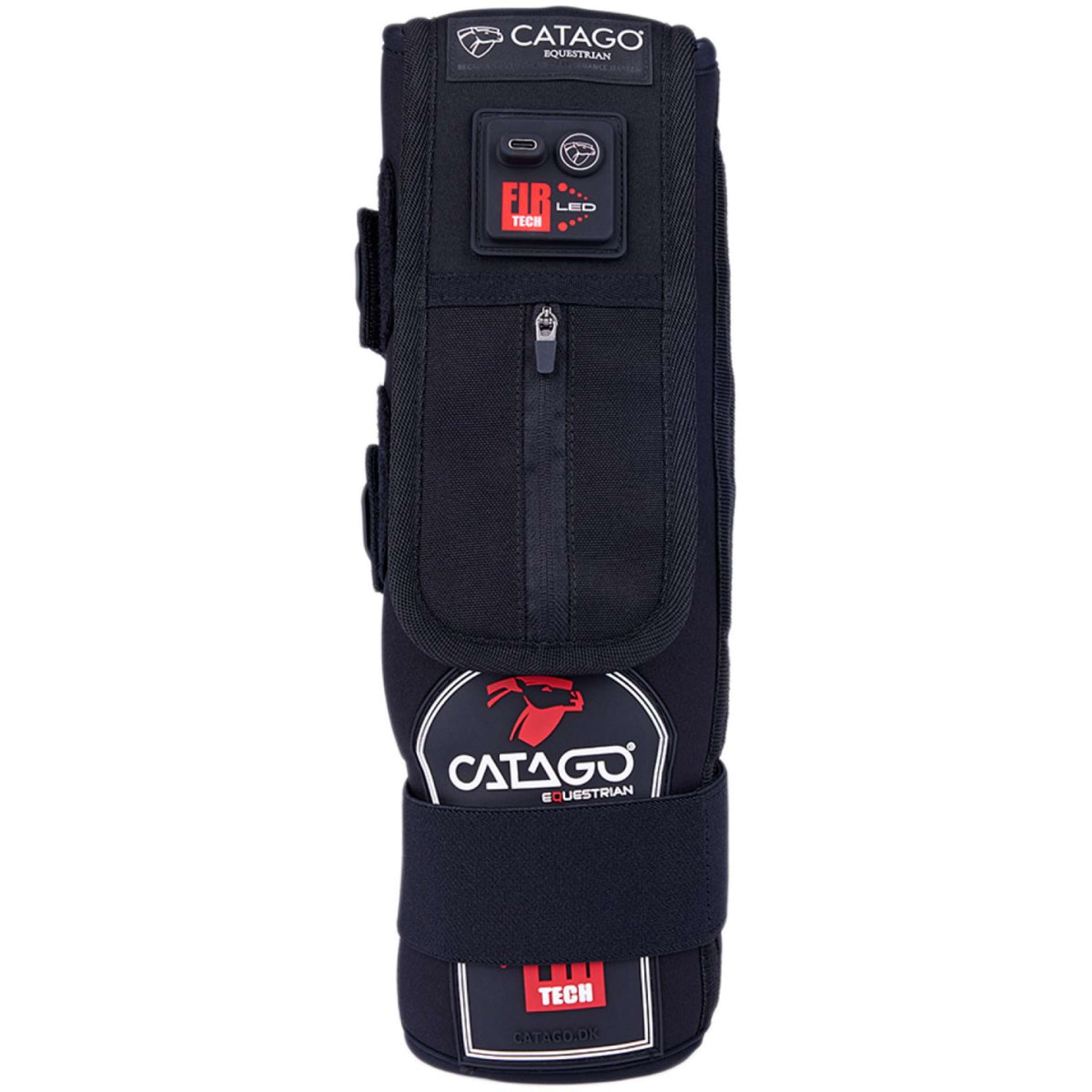 Catago Protezione delle gambe LED Fir-Tech Nero