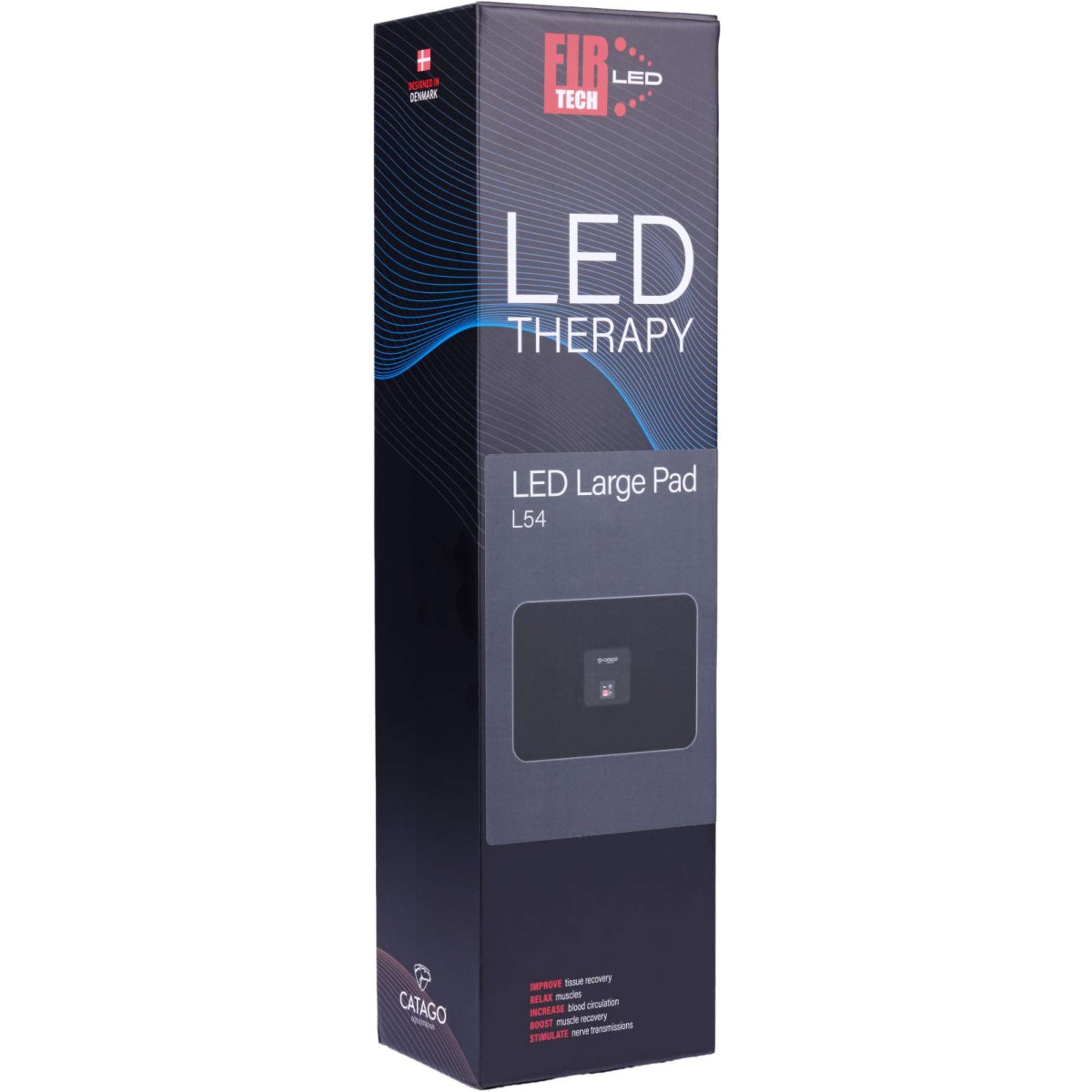 Catago Tappetino per terapia LED Fir-Tech L54 Nero