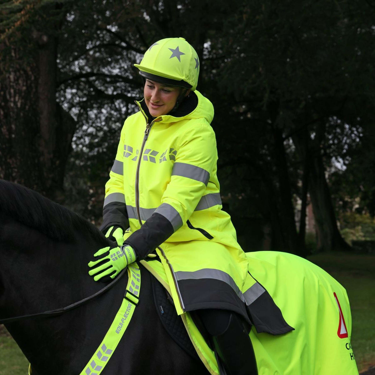 Equi-Flector by Shires Giacca All Weather Giallo