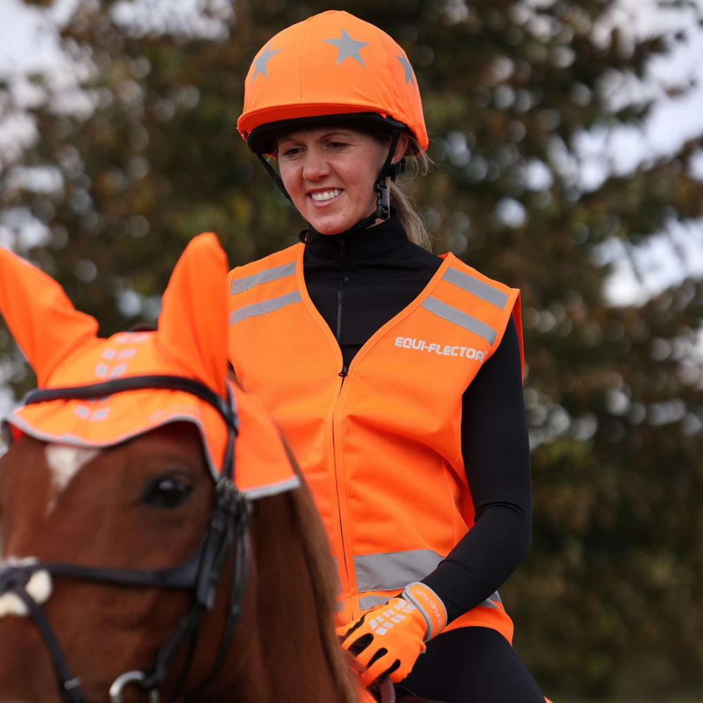 Equi-Flector by Shires Gilet di Sicurezza Kids Arancia