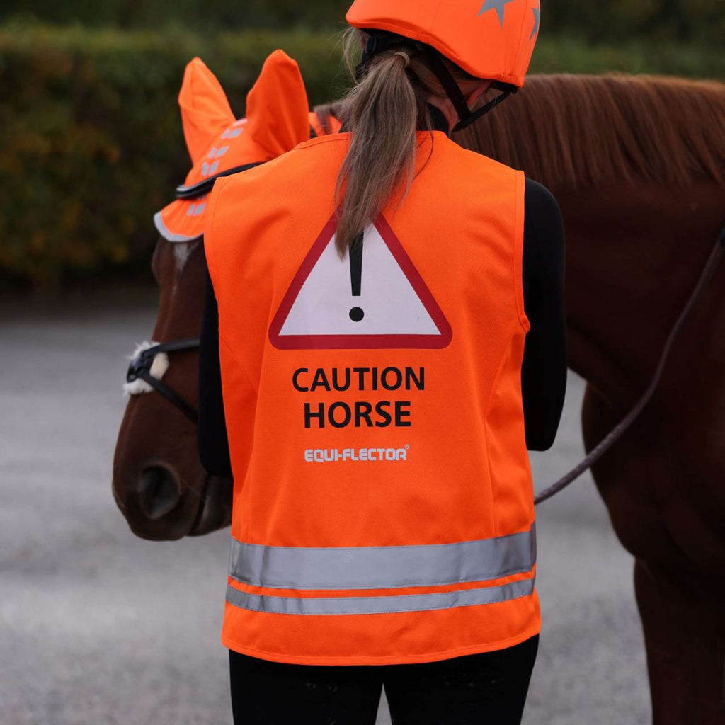 Equi-Flector by Shires Gilet di Sicurezza Kids Arancia