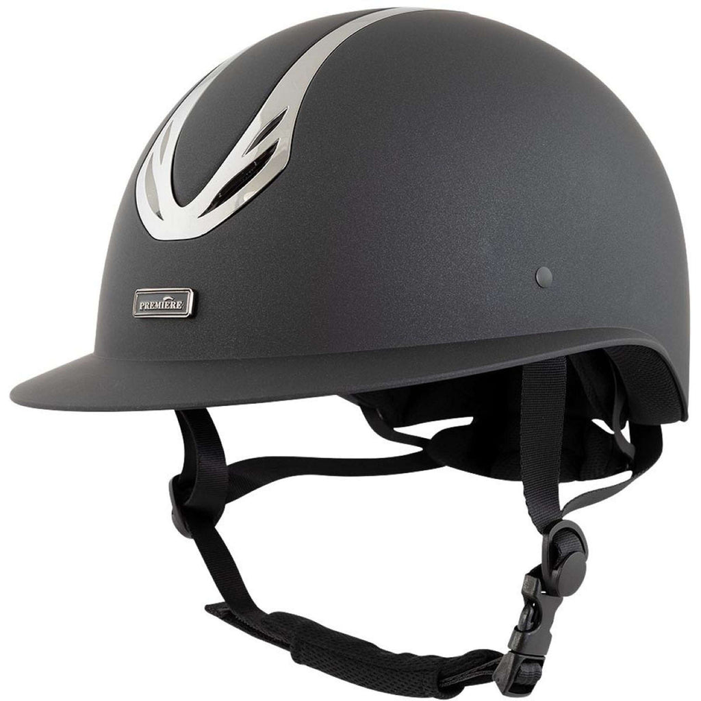 Premiere Casco da equitazione Ambrosia Nero/Canna di fucile