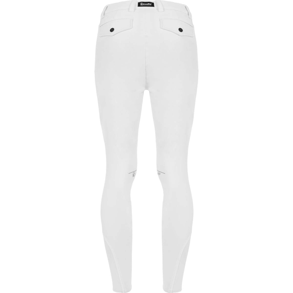 Cavallo Pantaloni da Equitazione Drofton Knie Grip Bianco