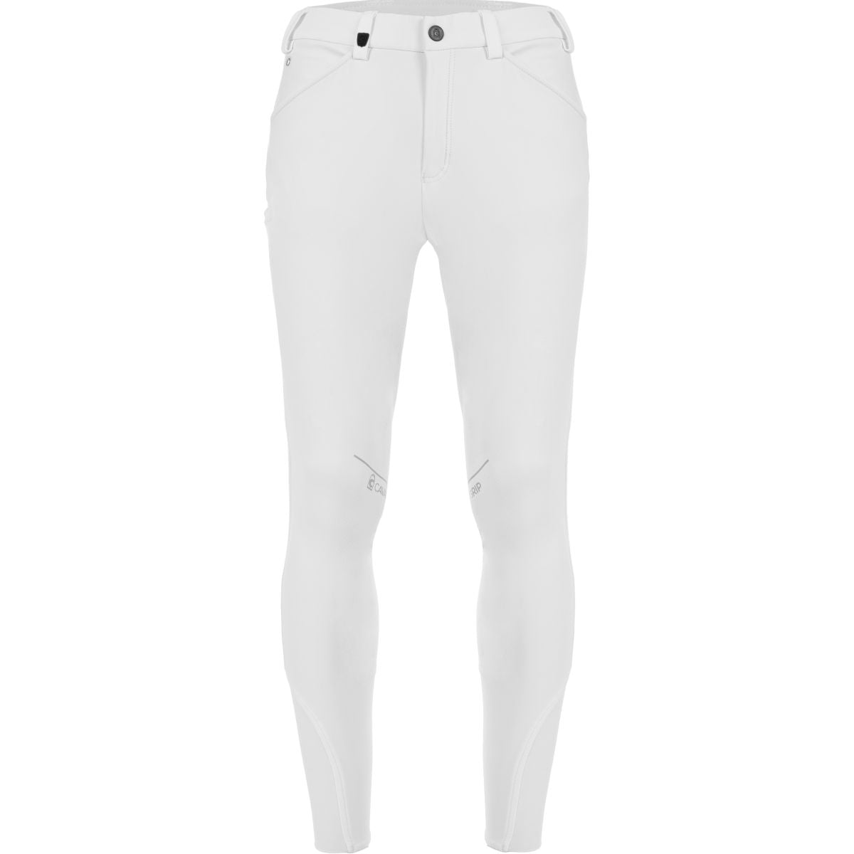 Cavallo Pantaloni da Equitazione Drofton Knie Grip Bianco