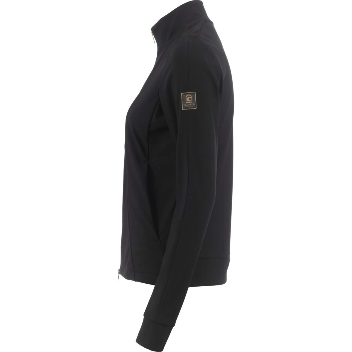 Cavallo Felpa con cappuccio e zip CavaLona Nero