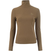 Cavallo Maglione a Collo Alto CavalLeela Dark Caramel