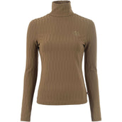 Cavallo Maglione a Collo Alto CavalLeela Dark Caramel