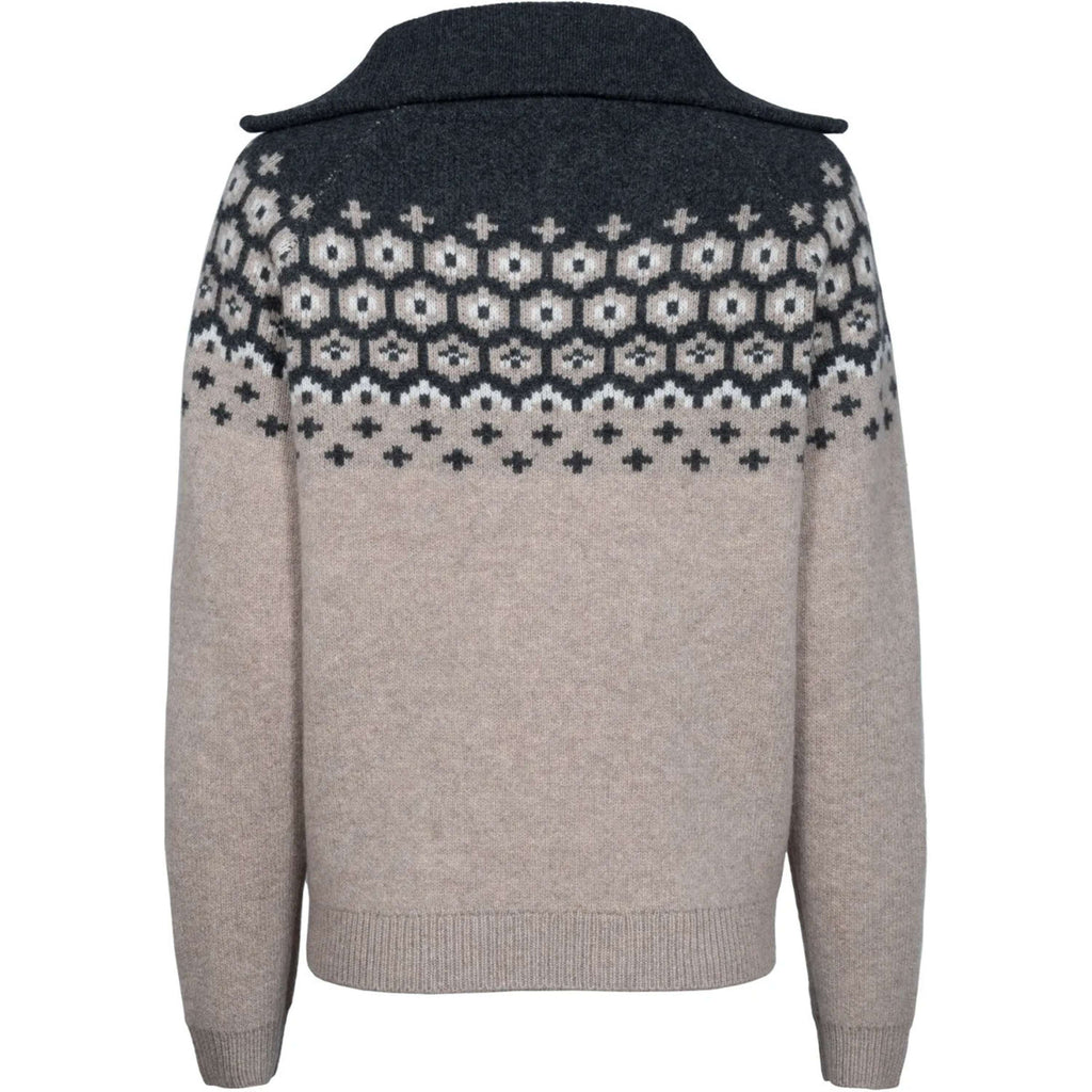 Cavallo Pullover Cavalleara con Cerniera Peanut
