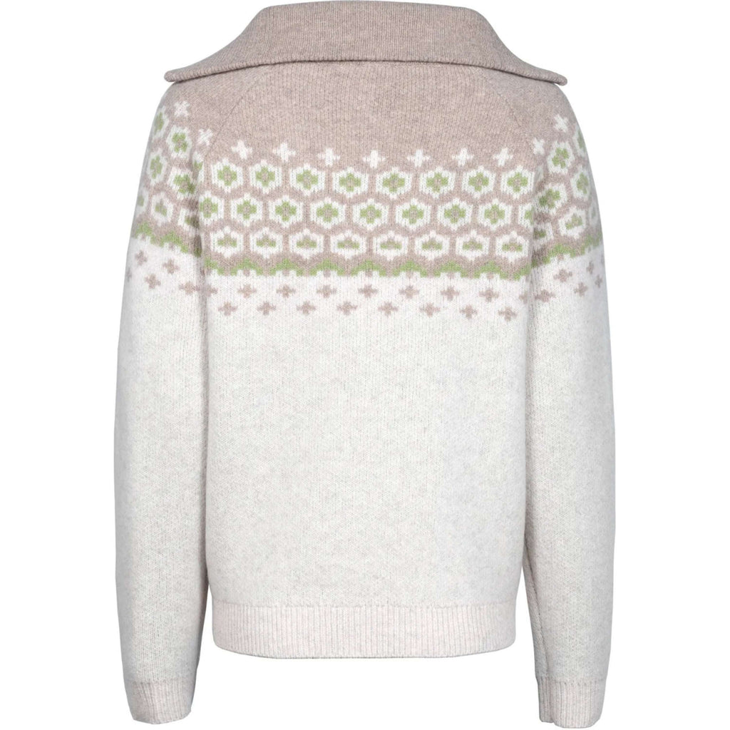 Cavallo Pullover Cavalleara con Cerniera Vaniglia