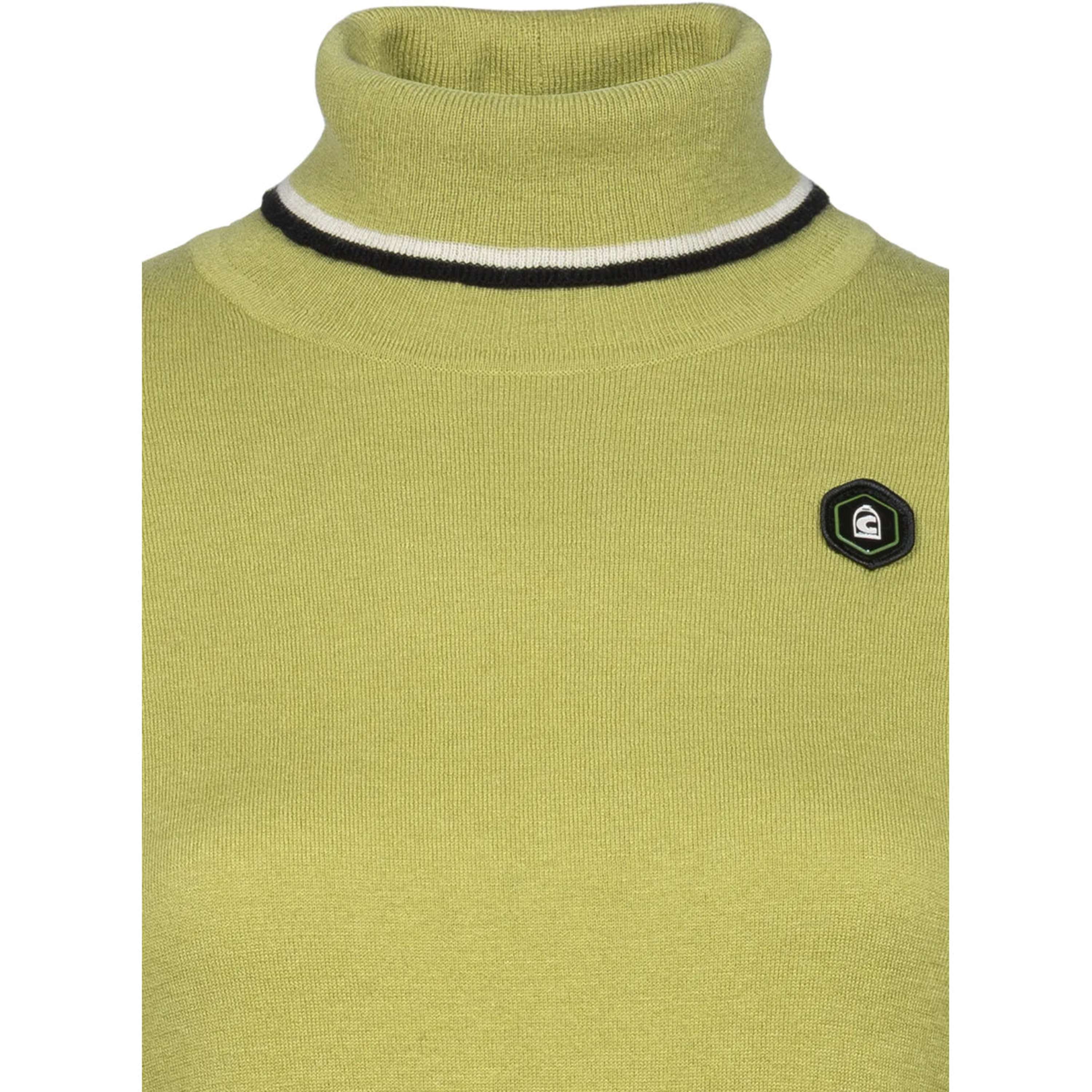 Cavallo Maglione a Collo Alto Cavallysah Golden Green