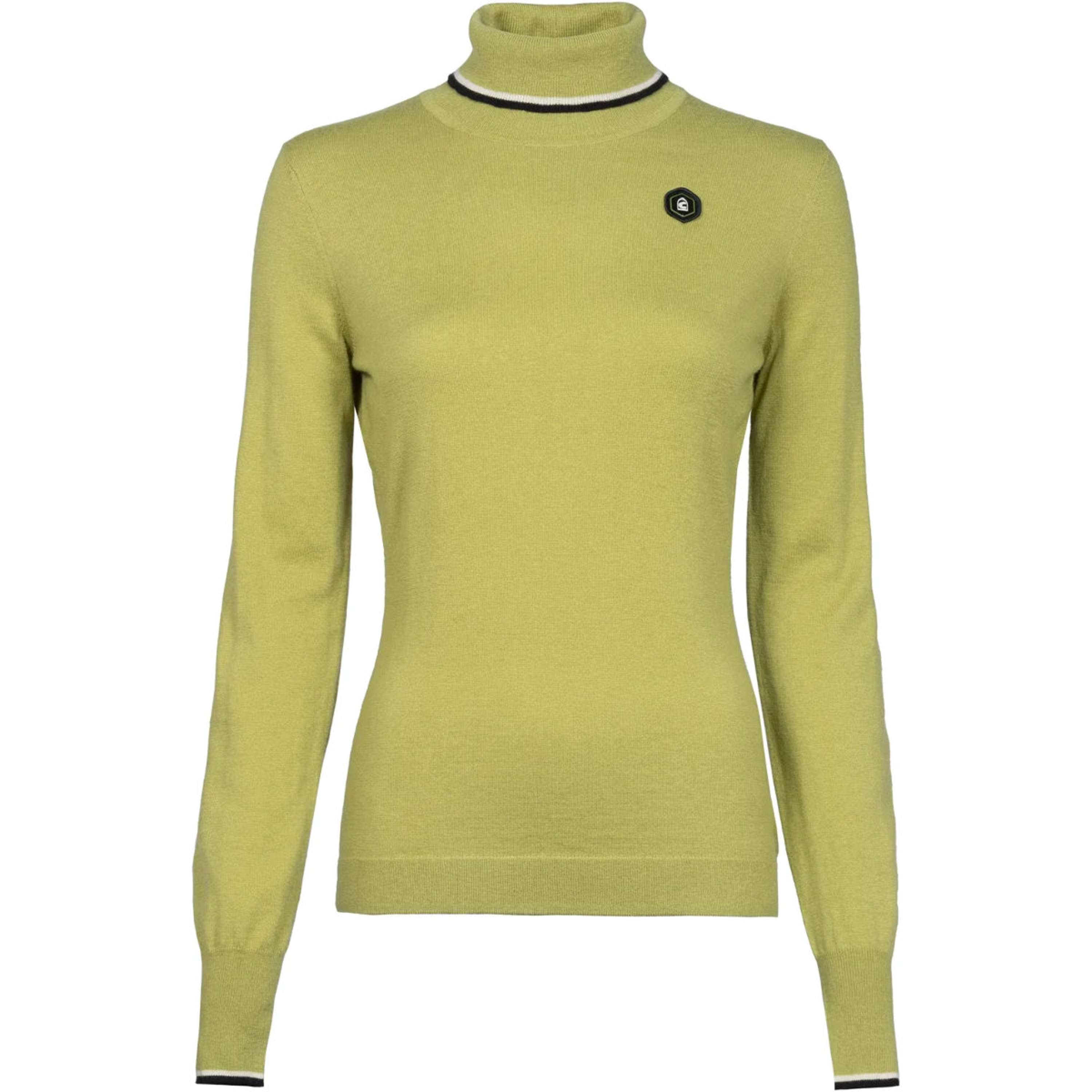 Cavallo Maglione a Collo Alto Cavallysah Golden Green