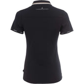 Cavallo Poloshirt CavalPique V-Neck Nero