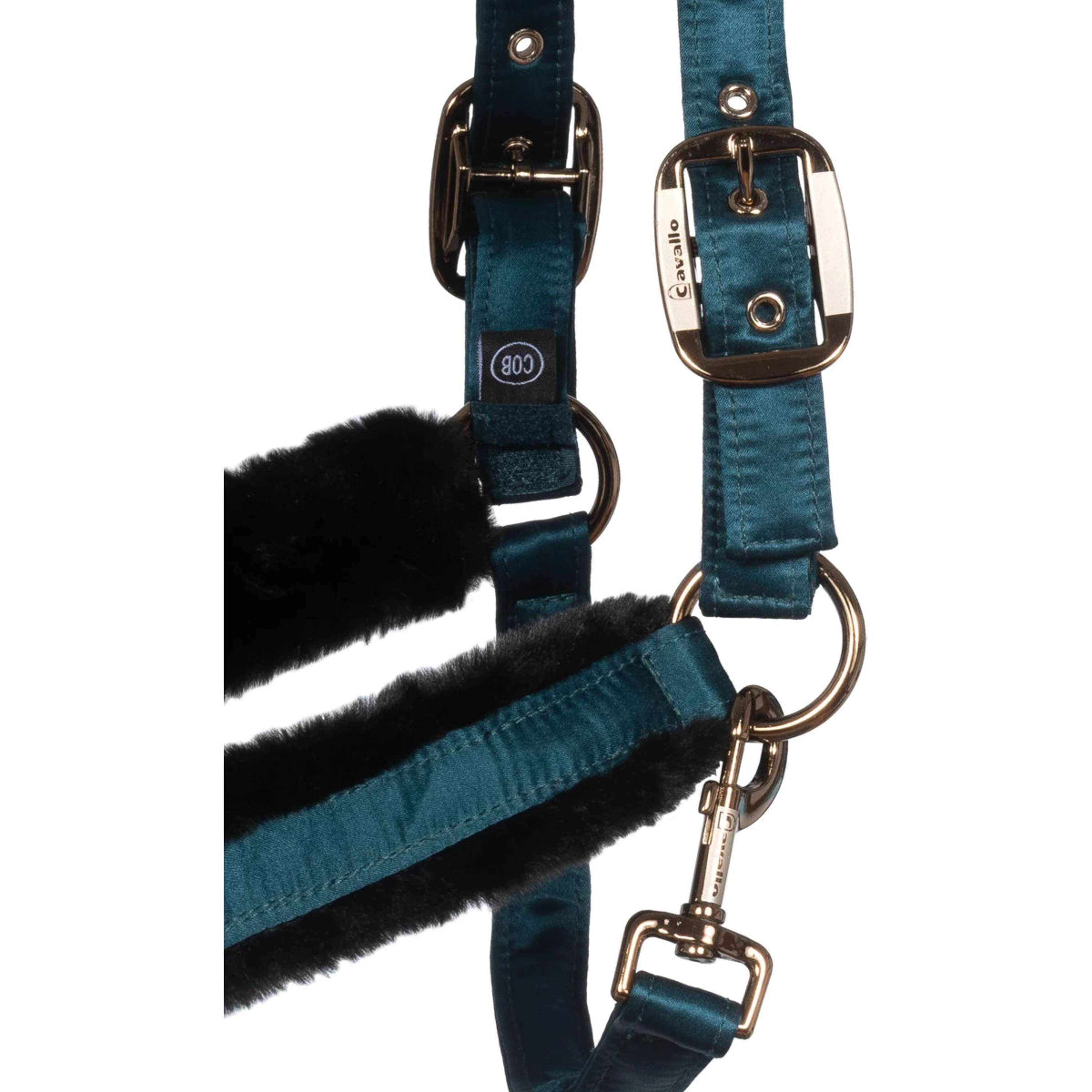 Cavallo Cavezza CavalJero con Pelliccia Dark Peacock