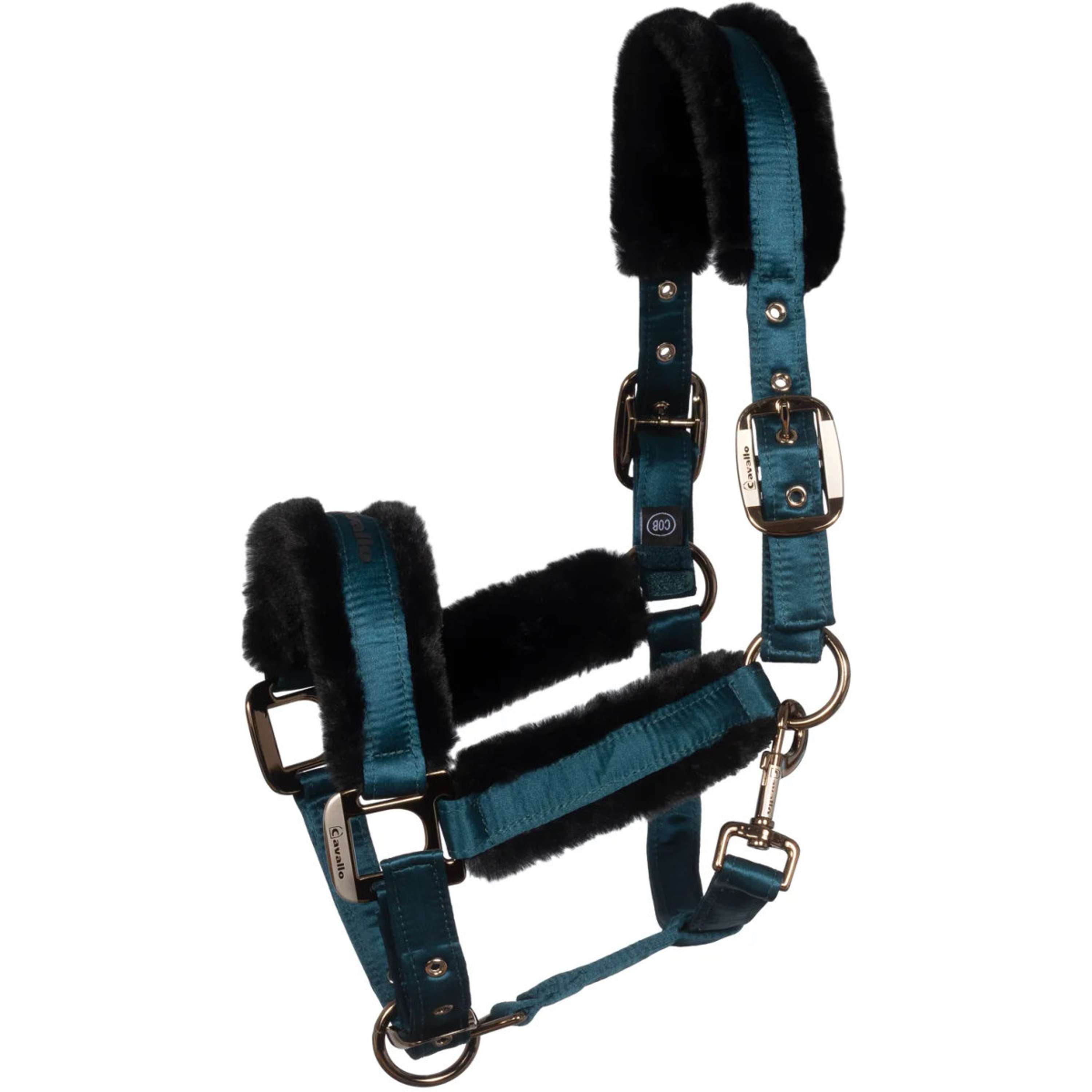 Cavallo Cavezza CavalJero con Pelliccia Dark Peacock
