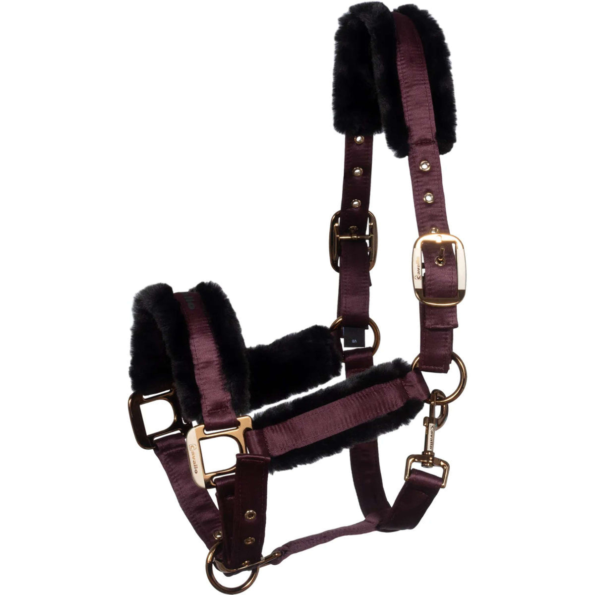 Cavallo Cavezza CavalJero con Pelliccia Dusty Plum
