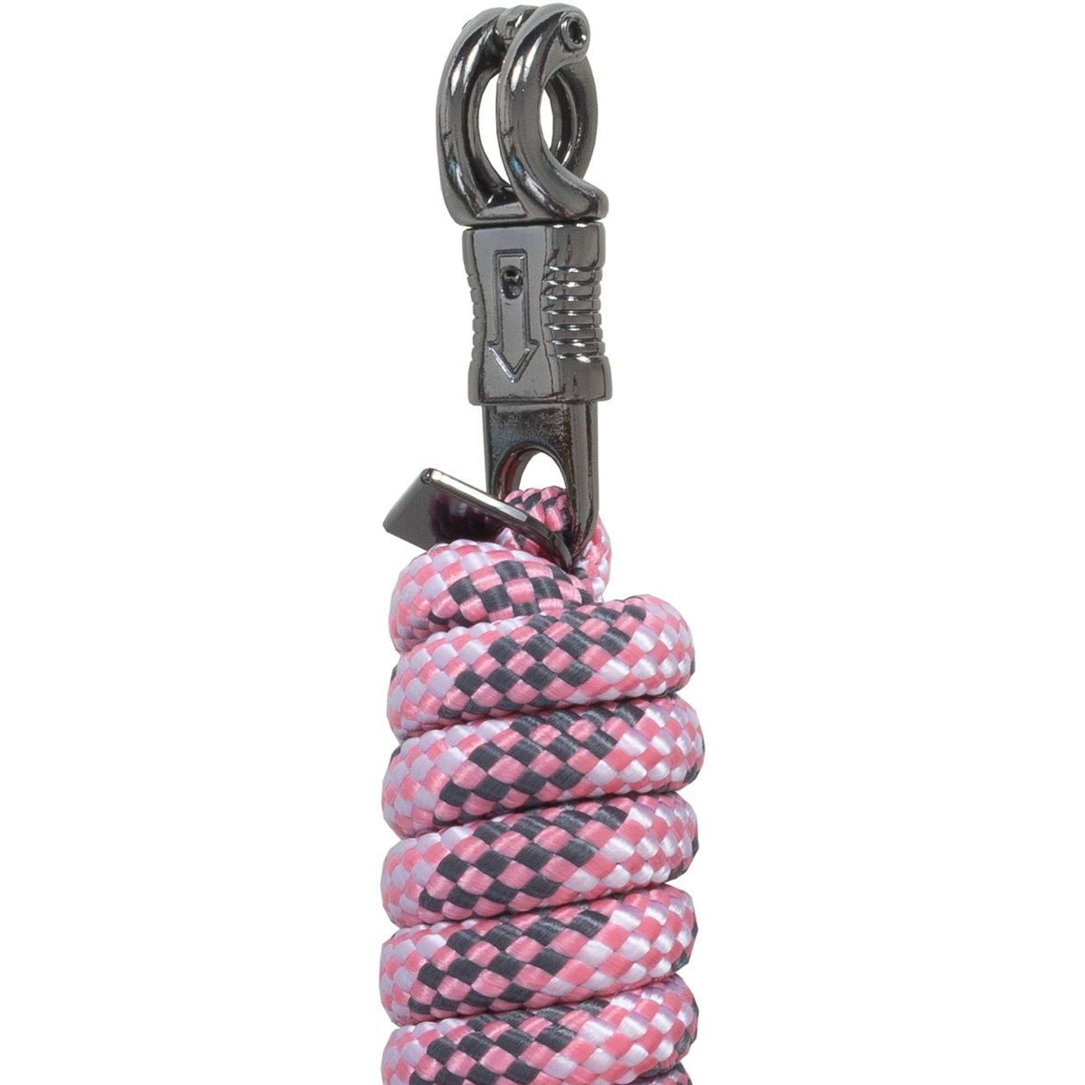 Cavallo Corda per cavezza CavalJinx con Gancio di Panico Powder Pink