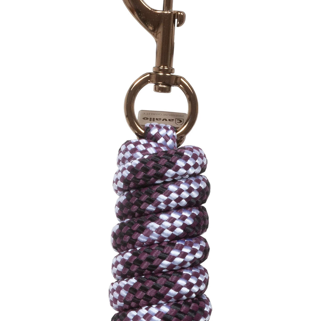 Cavallo Corda per cavezza CavalJace con Moschettone Dusty Plum