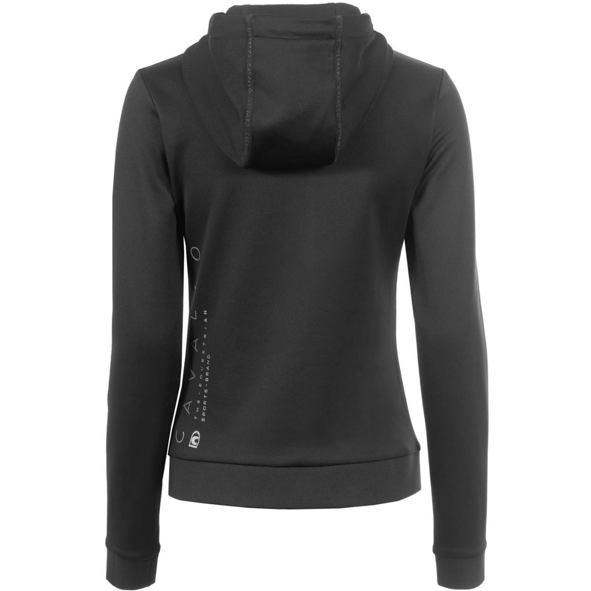 Cavallo Felpa con cappuccio e zip Cavalrei Nero