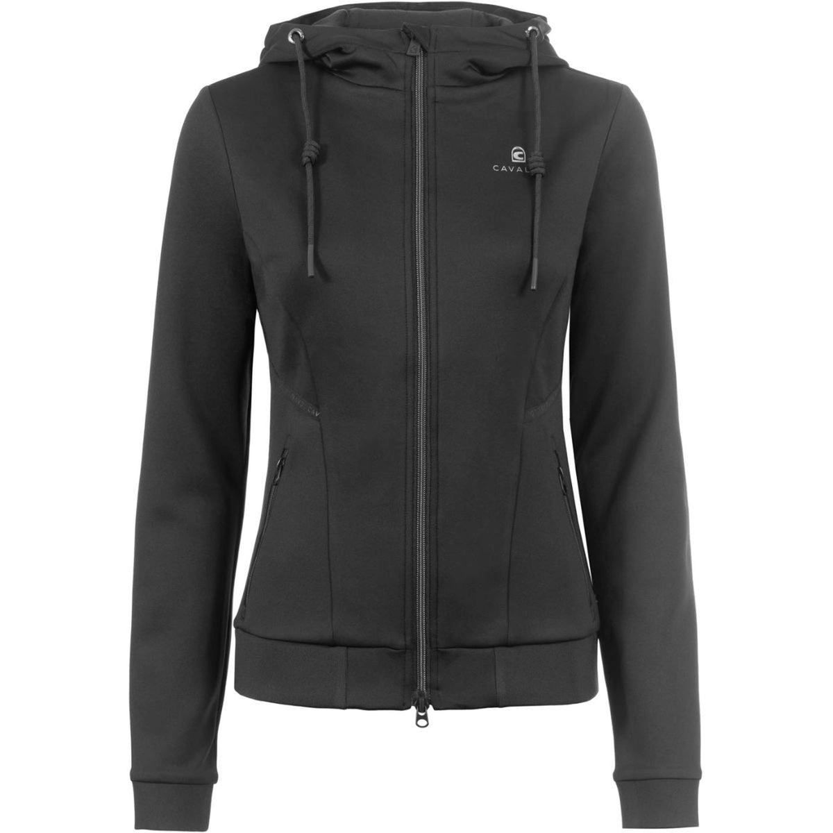 Cavallo Felpa con cappuccio e zip Cavalrei Nero