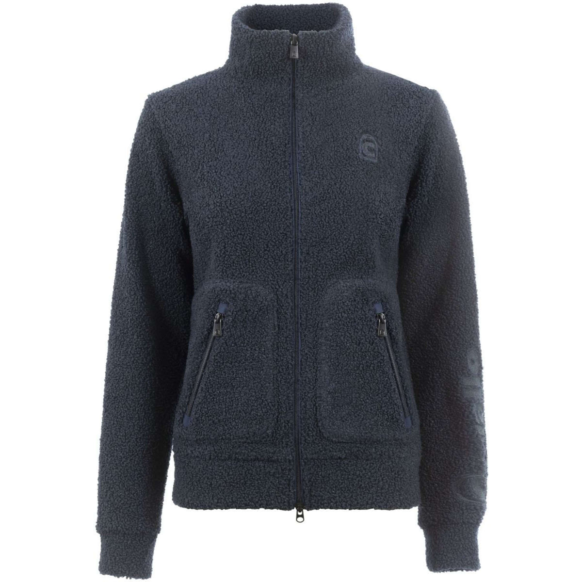 Cavallo Felpa con cappuccio e zip Cavalrosie Blu scuro