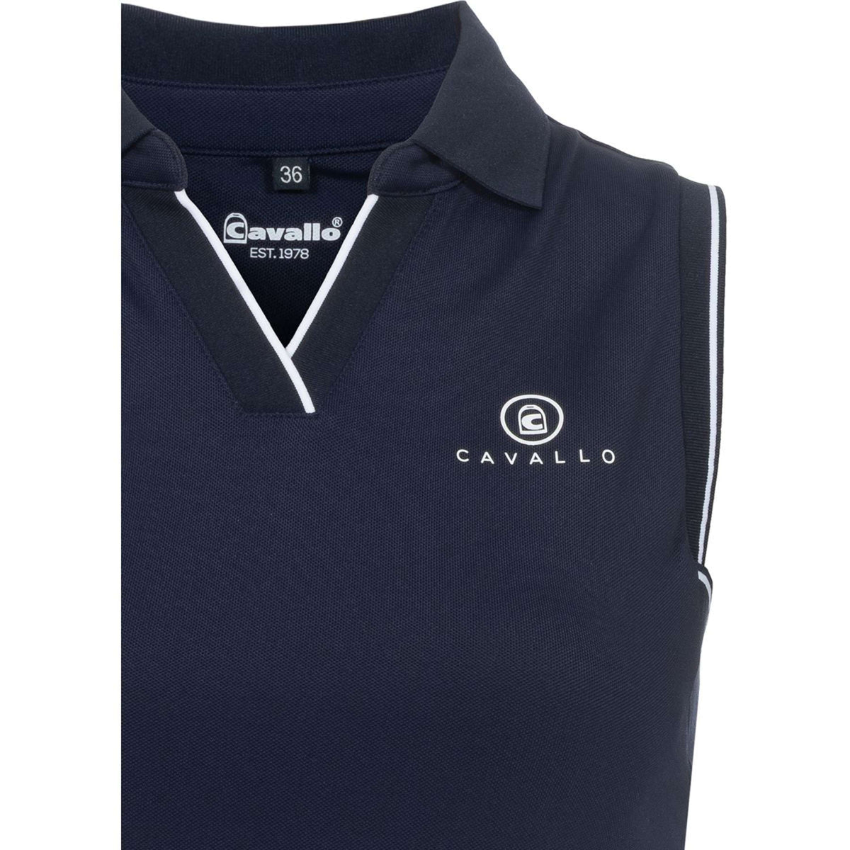 Cavallo Maglia CavalBua Senza Maniche Blu scuro