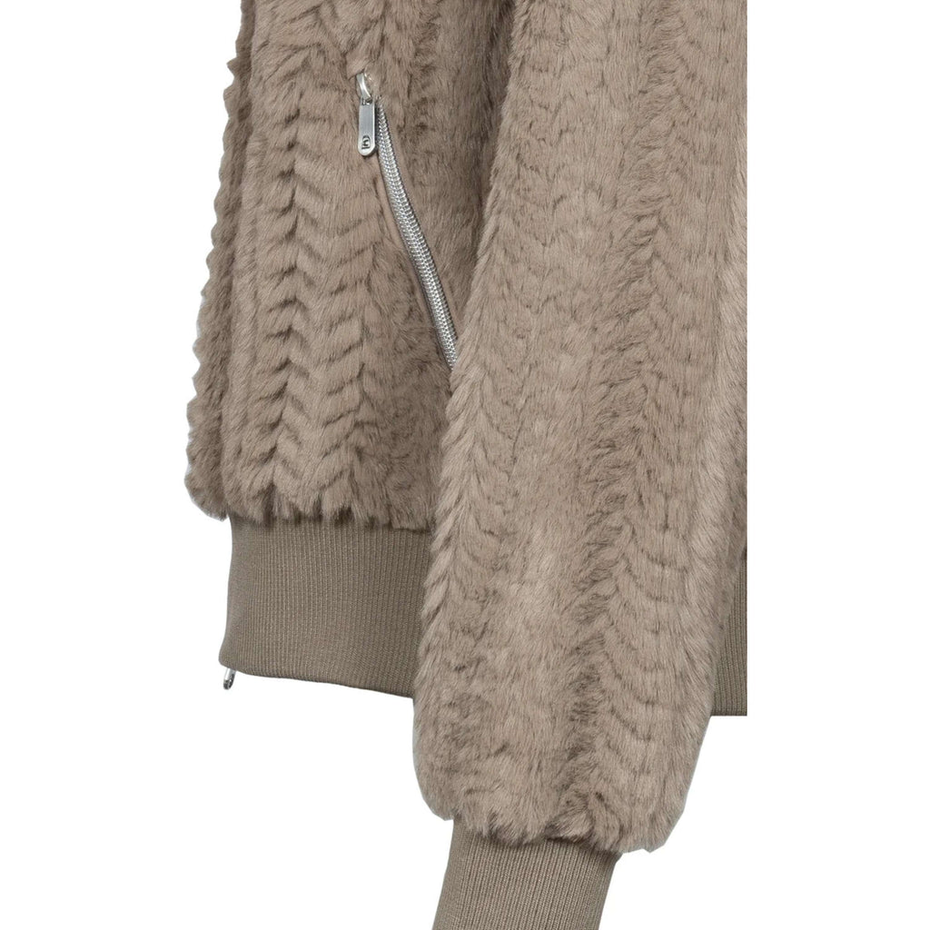 Cavallo Felpa con cappuccio e zip CavalDea Latte