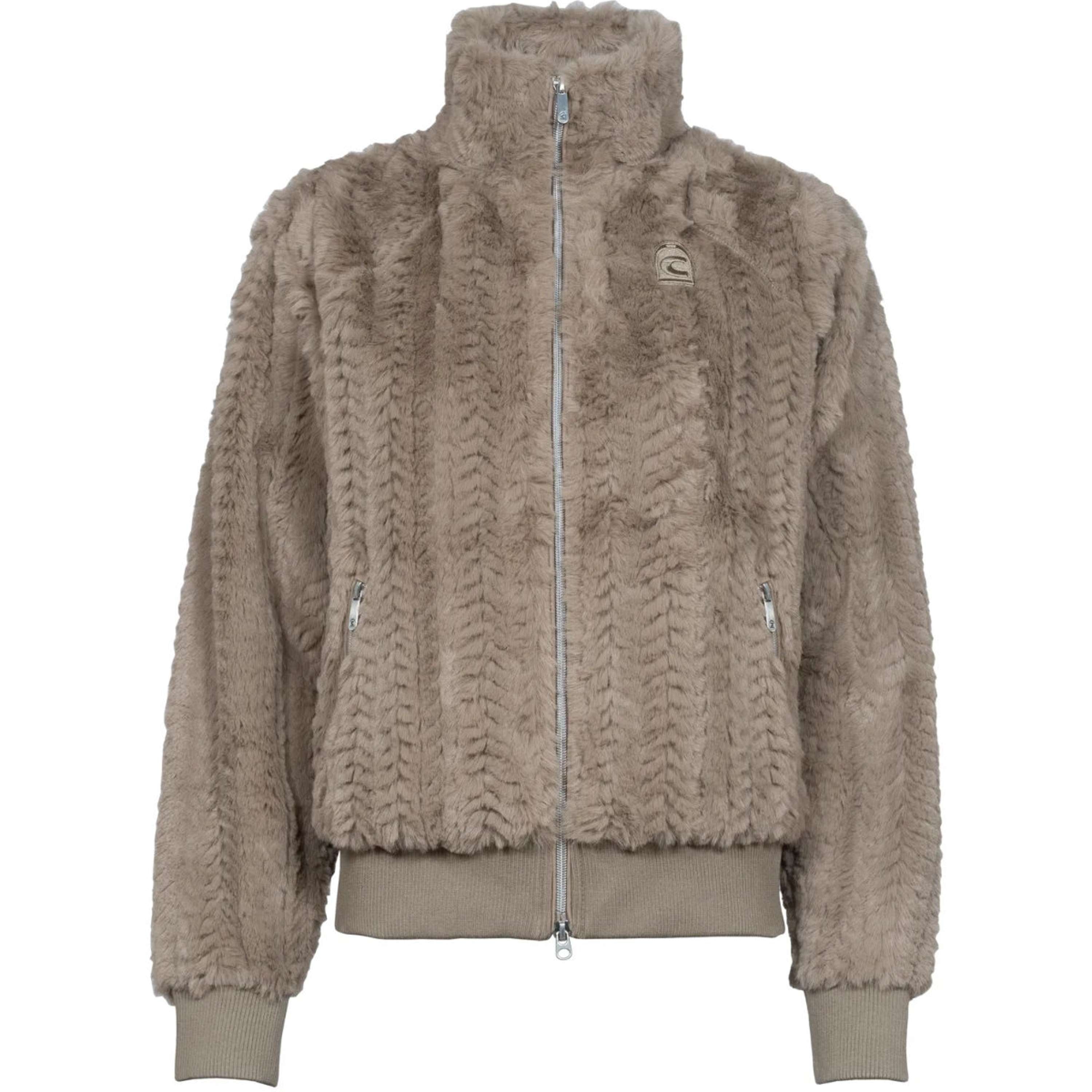 Cavallo Felpa con cappuccio e zip CavalDea Latte