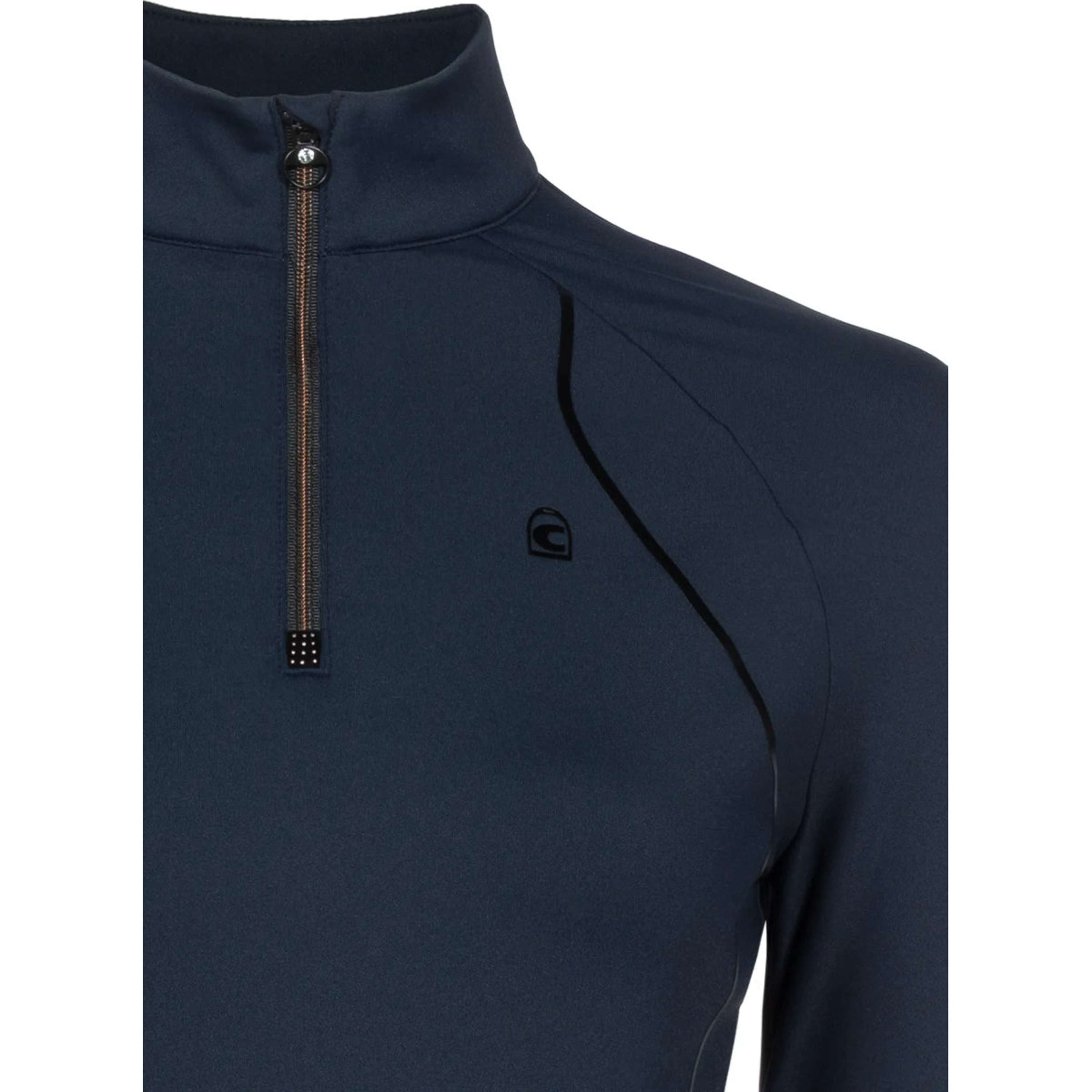 Cavallo Maglia CavalDivya Maniche Lunghe Blu scuro