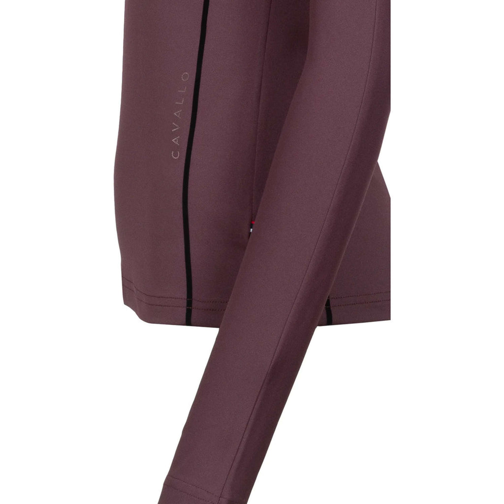 Cavallo Maglia CavalDivya Maniche Lunghe Dusty Plum