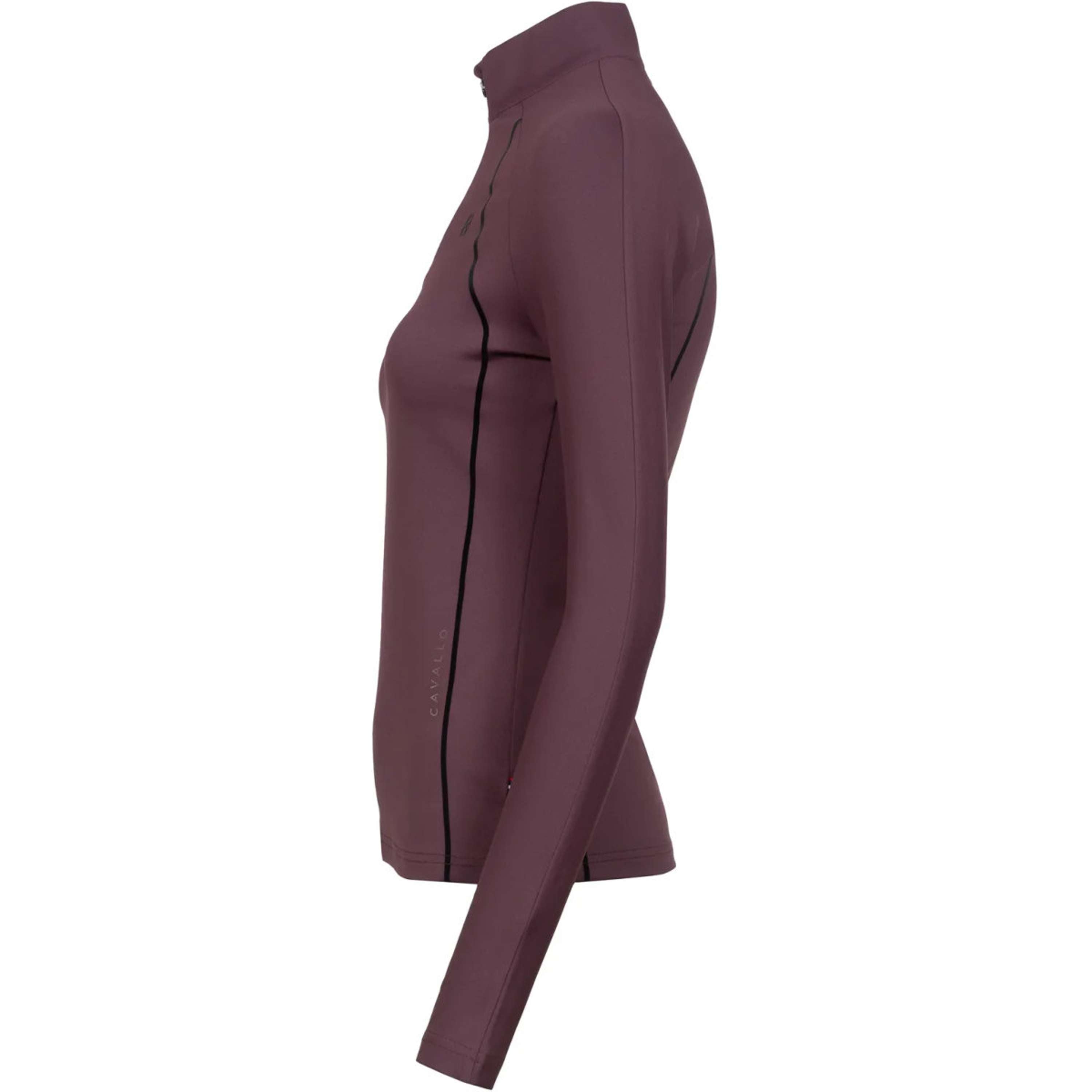 Cavallo Maglia CavalDivya Maniche Lunghe Dusty Plum