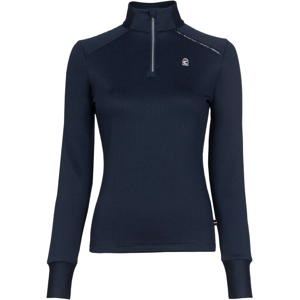 Cavallo Maglia CavalDuens Maniche Lunghe Blu scuro