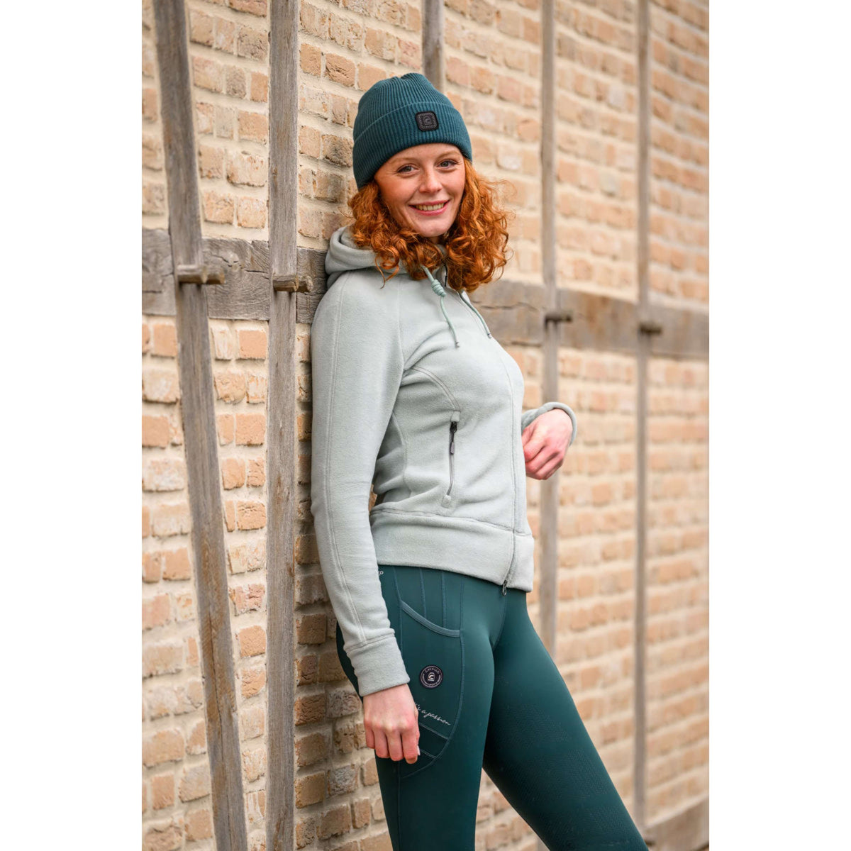 Cavallo Leggings da Equitazione CavalLin Grip Rl Full Grip Dark Peacock