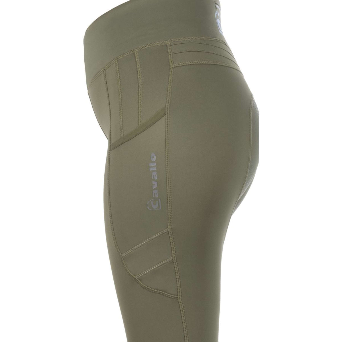 Cavallo Leggings da Equitazione Cavallin Grip RL Full Grip Tea Leaf