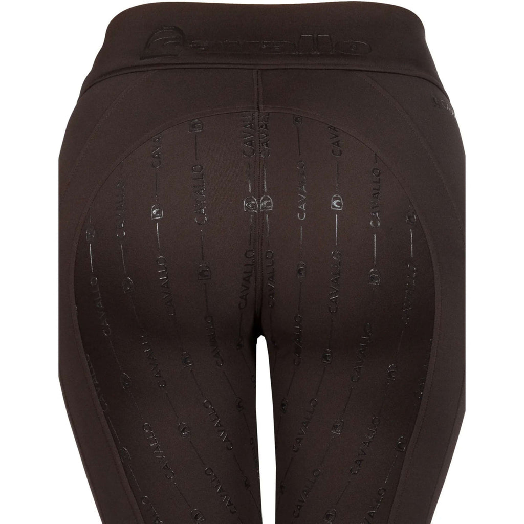 Cavallo Leggings da Equitazione CavalLiz Grip Rl Full Grip Café Noir