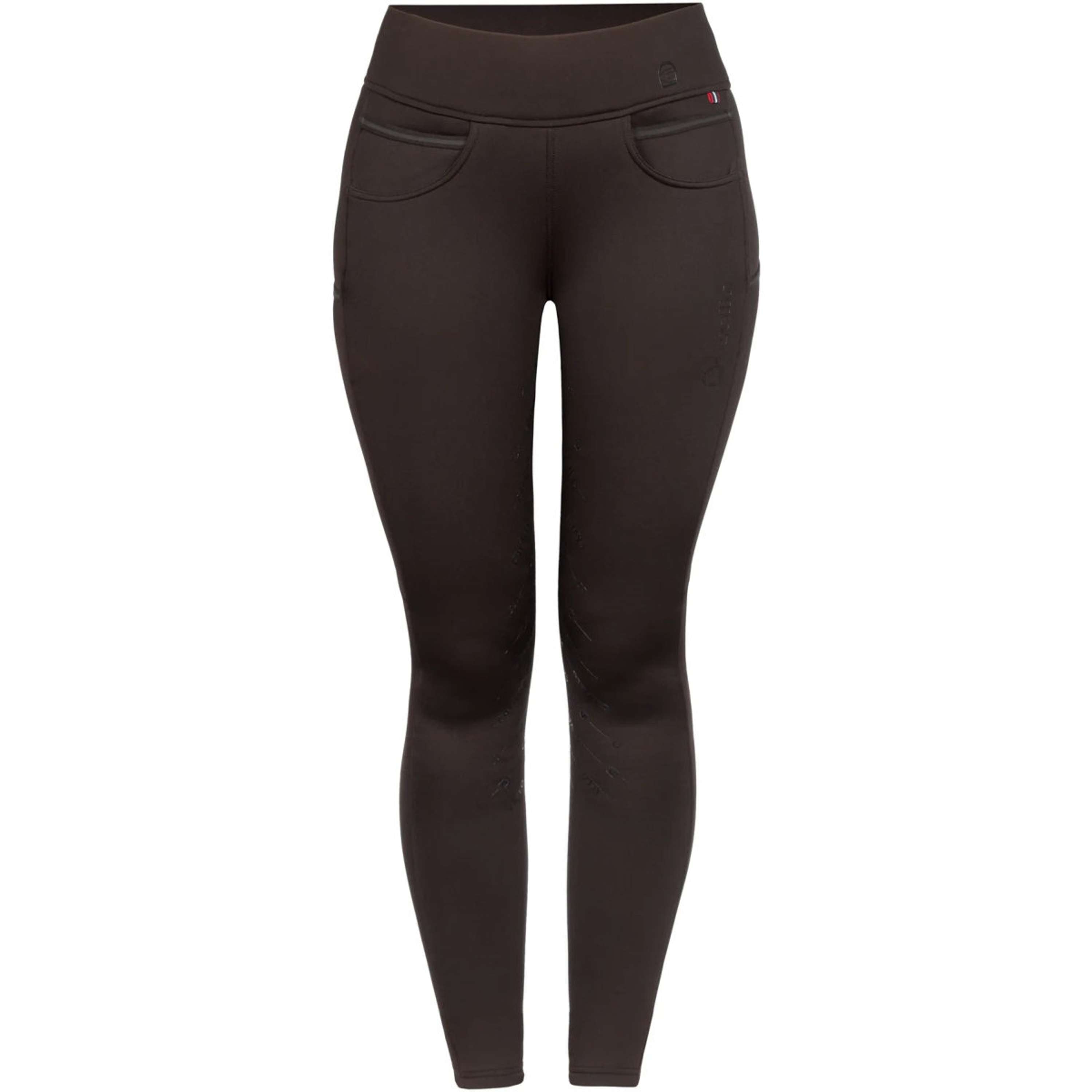 Cavallo Leggings da Equitazione CavalLiz Grip Rl Full Grip Café Noir