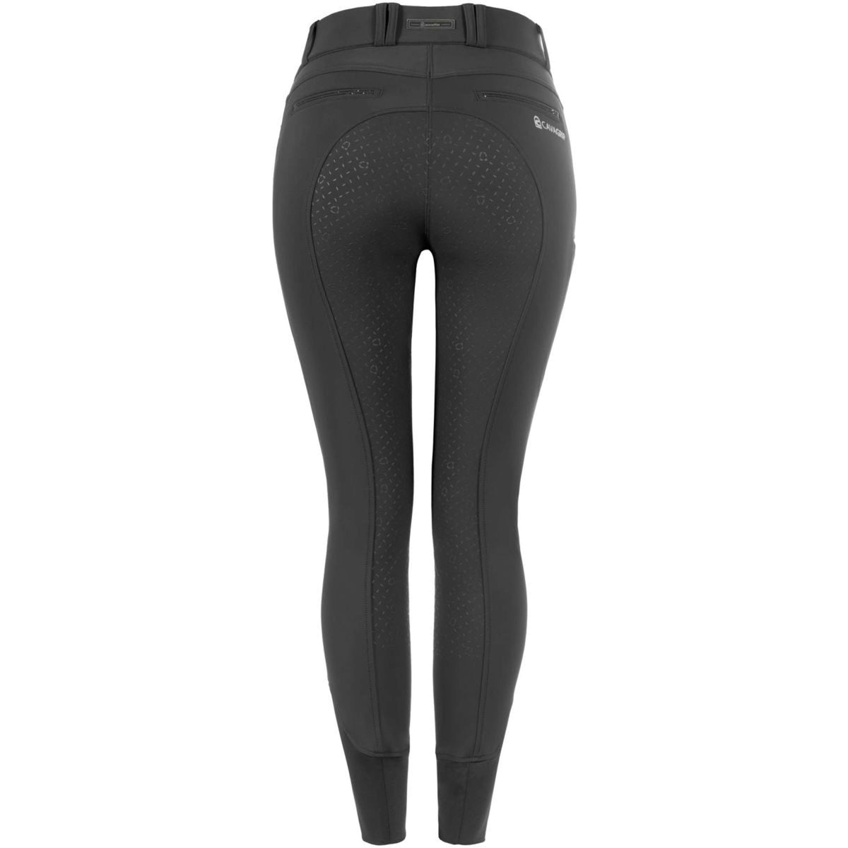 Cavallo Pantaloni da Equitazione Cavalcharlet Full Grip Nero