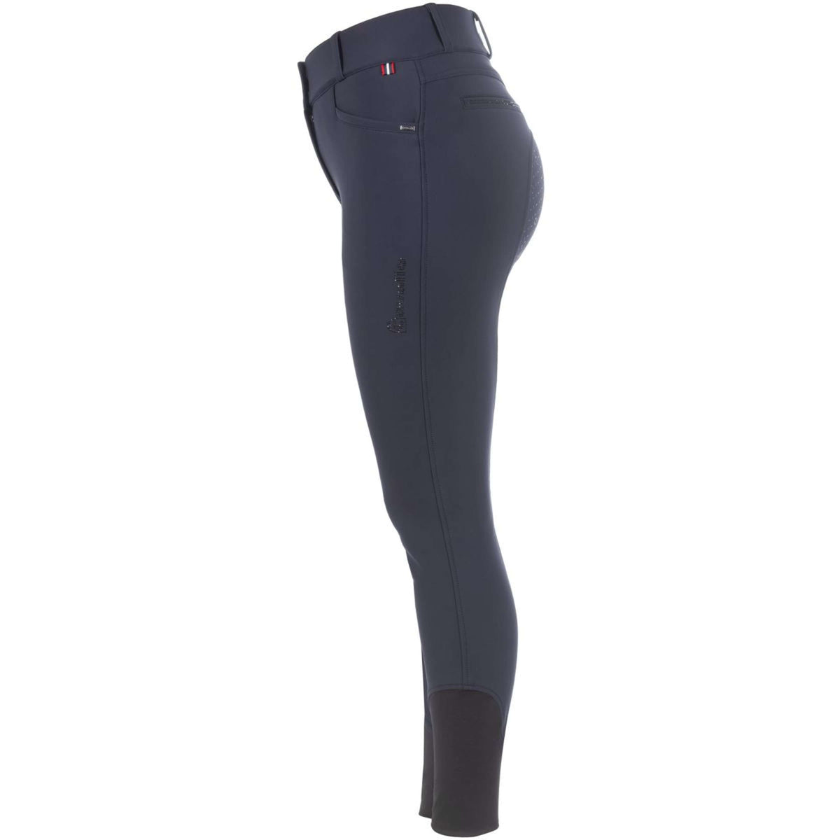 Cavallo Pantaloni da Equitazione Cavalcharlet Full Grip Blu scuro