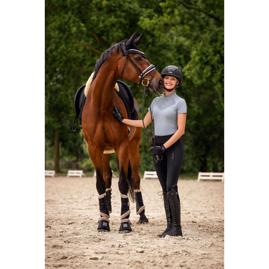 Cavallo Leggings da Equitazione CavalLove Grip RL Full Grip Nero