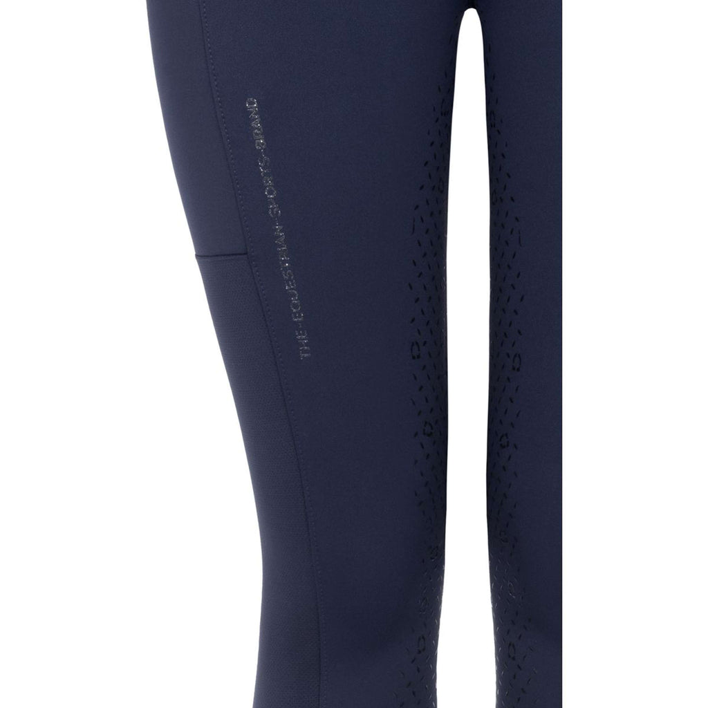 Cavallo Leggings da Equitazione CavalLenka Grip RL Full Grip Blu scuro