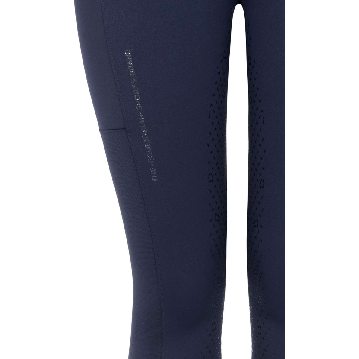 Cavallo Leggings da Equitazione CavalLenka Grip RL Full Grip Blu scuro