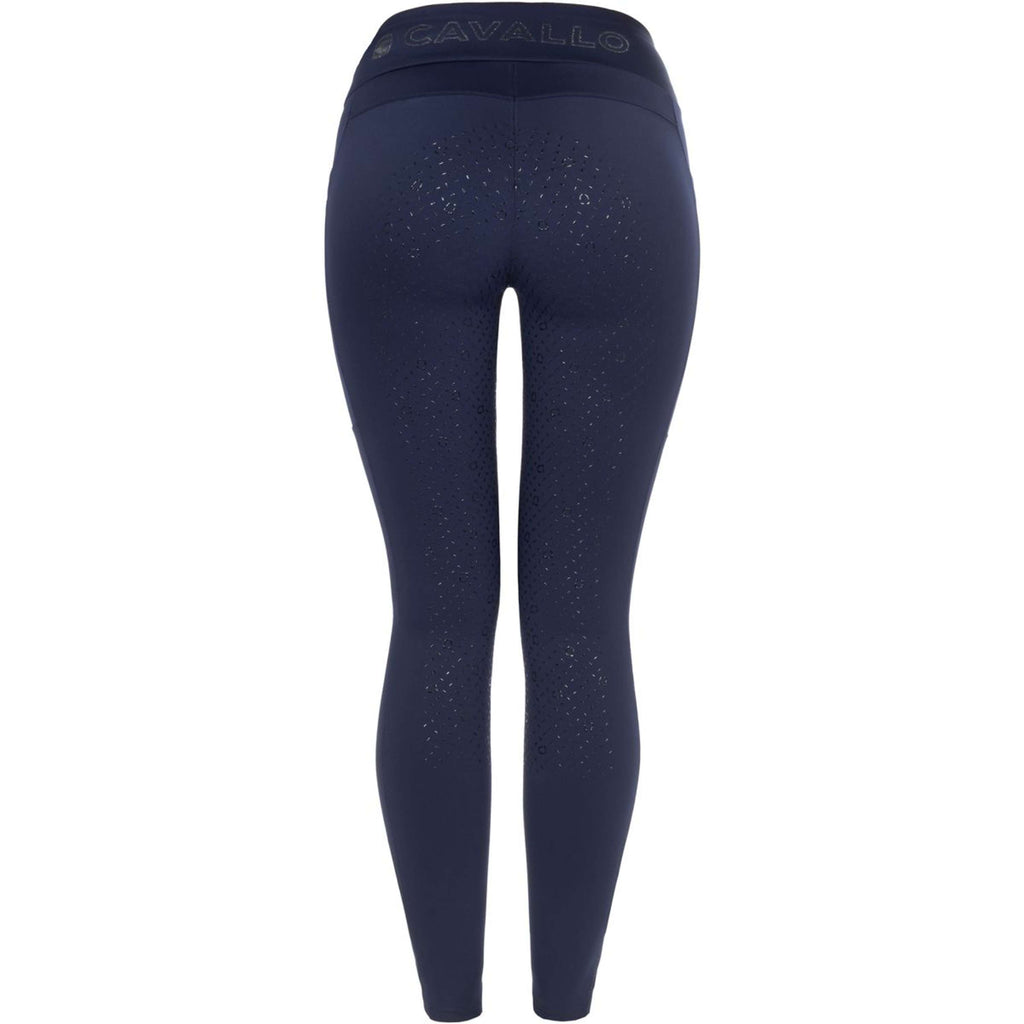 Cavallo Leggings da Equitazione CavalLenka Grip RL Full Grip Blu scuro
