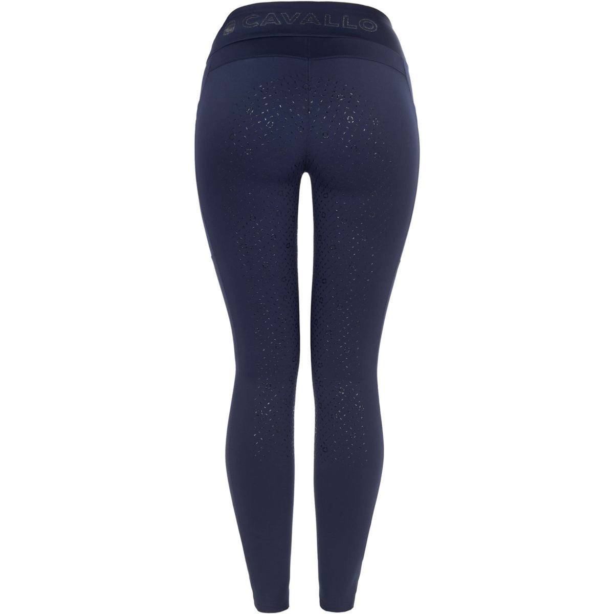 Cavallo Leggings da Equitazione CavalLenka Grip RL Full Grip Blu scuro
