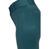Cavallo Pantaloni da Equitazione CavalCandera Grip Mobile Full Grip Dark Peacock