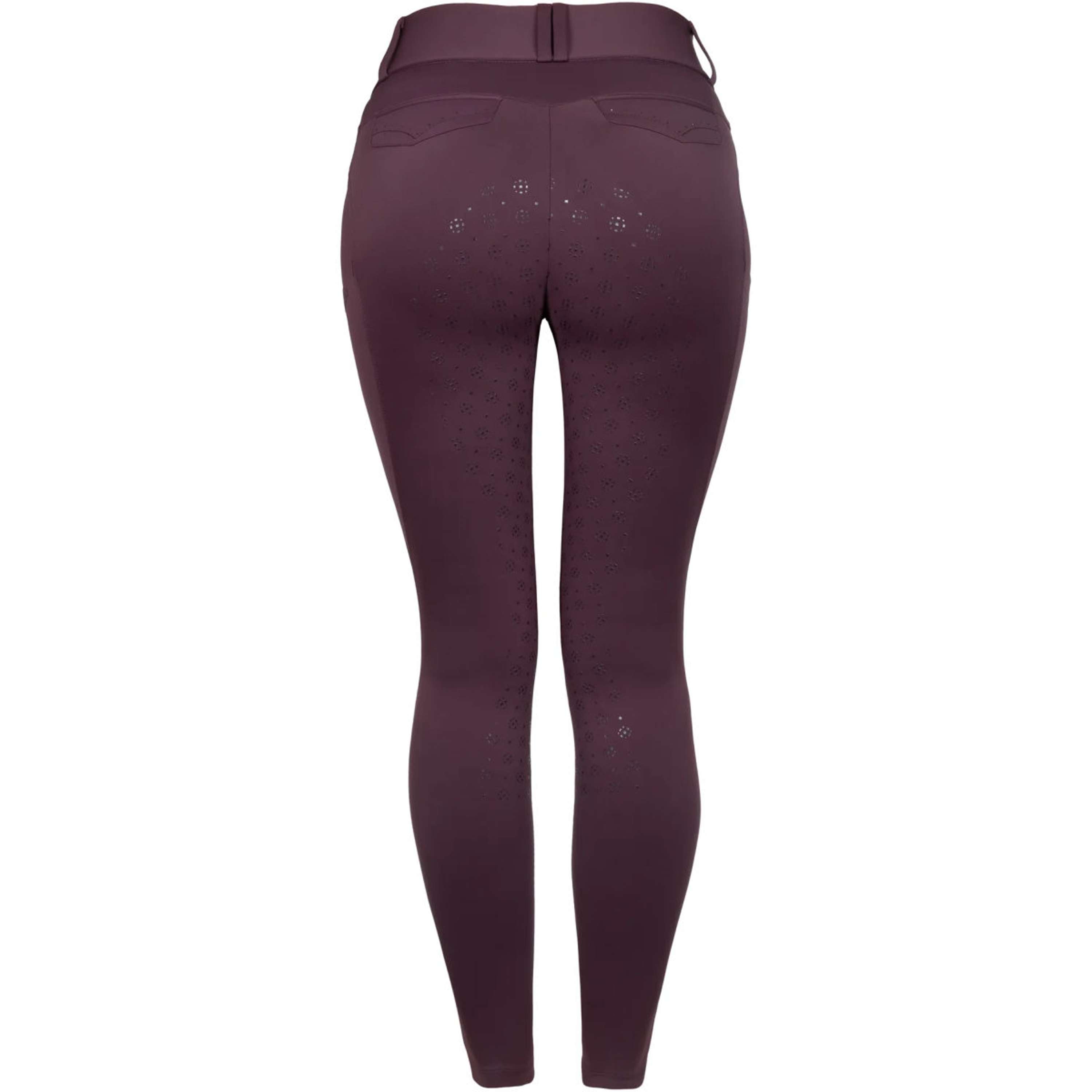 Cavallo Pantaloni da Equitazione CavalCandera Grip Mobile Full Grip Dusty Plum