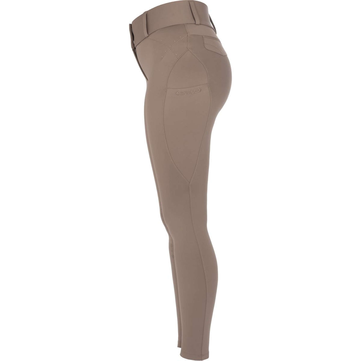Cavallo Pantaloni da Equitazione CavalCandera Grip Mobile Full Grip Mocha Latte