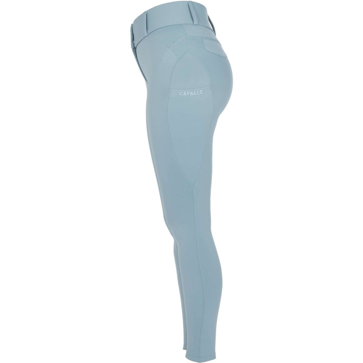 Cavallo Pantaloni da Equitazione CavalCandera Grip Mobile Full Grip Soft Aqua