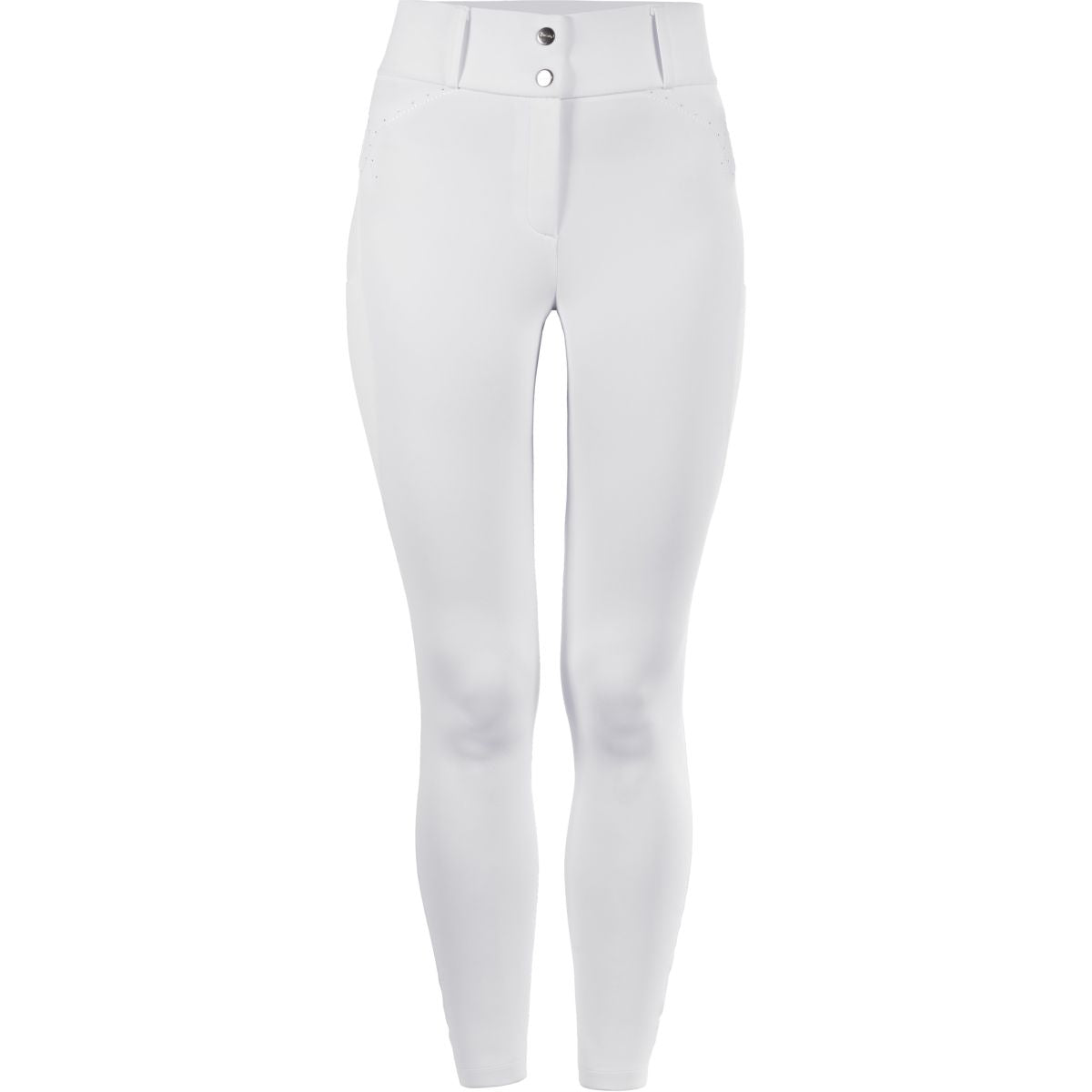 Cavallo Leggings da Equitazione CavalCandera Grip Mobile Bianco