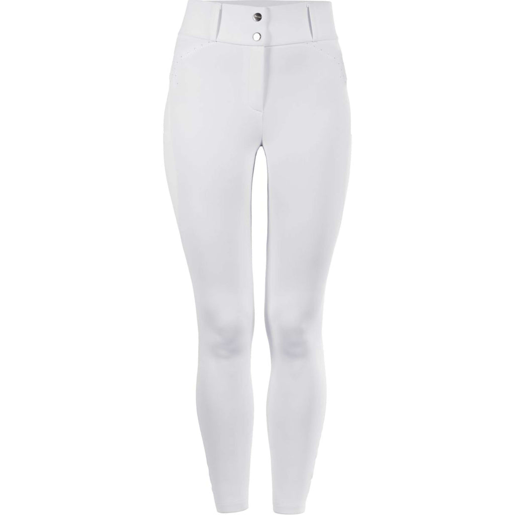 Cavallo Leggings da Equitazione CavalCandera Grip Mobile Bianco