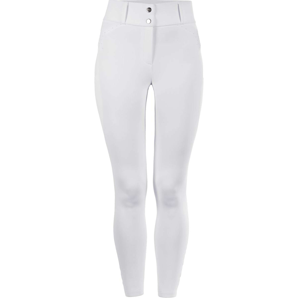 Cavallo Leggings da Equitazione CavalCandera Grip Mobile Bianco